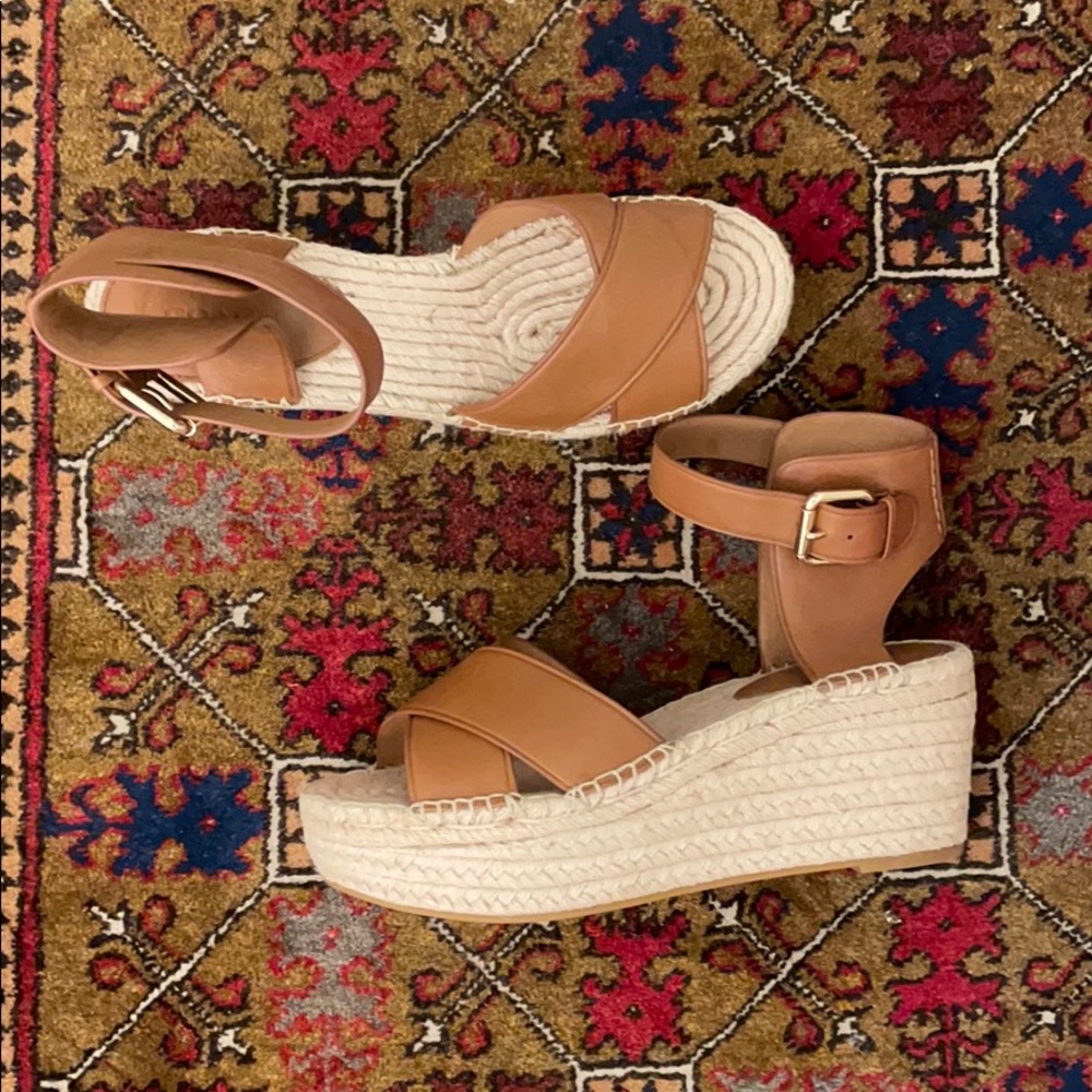 Like New Coach Espadrille Flatforms
